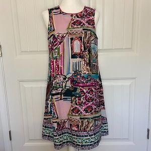 Anthropologie Graphic Cotton Dress